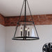 Vaxcel - P0437 - Three Light Pendant - Rochester - Matte Black