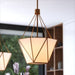 Vaxcel - P0439 - Three Light Pendant - Burnett - Muted Brass