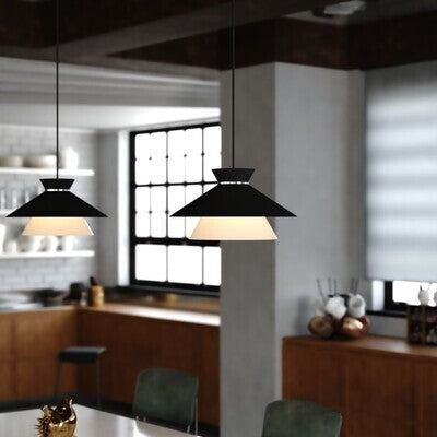 Vaxcel - P0440 - One Light Pendant - Loomis - Matte Black