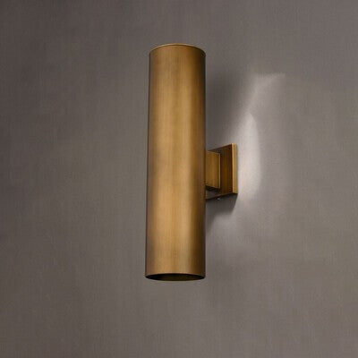 Vaxcel - T0789 - Two Light Outdoor Wall Mount - Chiasso - Warm Brass
