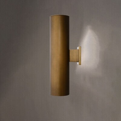 Vaxcel - T0789 - Two Light Outdoor Wall Mount - Chiasso - Warm Brass