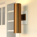 Vaxcel - T0789 - Two Light Outdoor Wall Mount - Chiasso - Warm Brass
