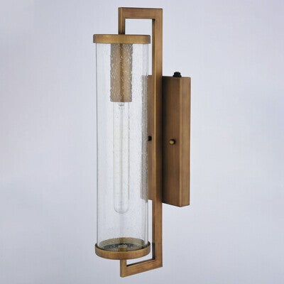 Vaxcel - T0792 - One Light Outdoor Wall Mount - Morgan Park - Warm Brass