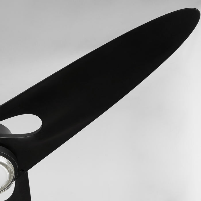 Quorum - 3-132-15 - 60"Ceiling Fan - Apogee - Matte Black|Aged Brass