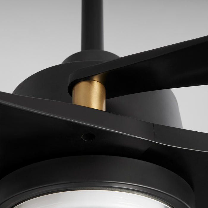 Quorum - 3-132-15 - 60"Ceiling Fan - Apogee - Matte Black|Aged Brass