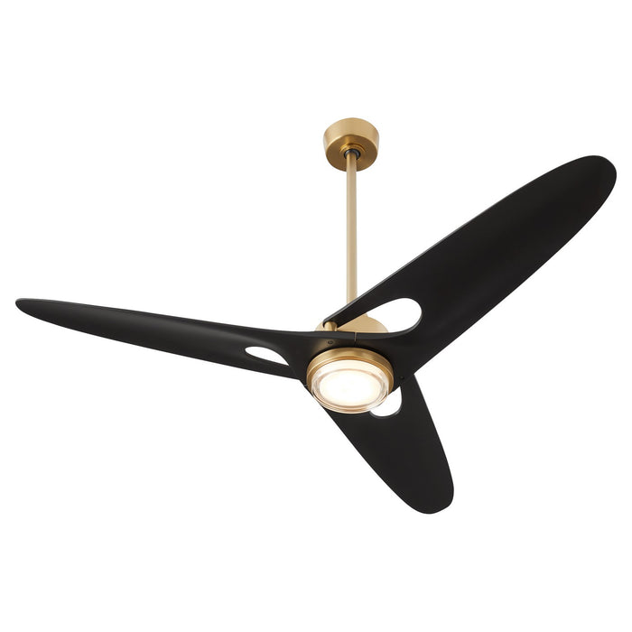 Oxygen - 3-132-40 - 60"Ceiling Fan - Apogee - Aged Brass