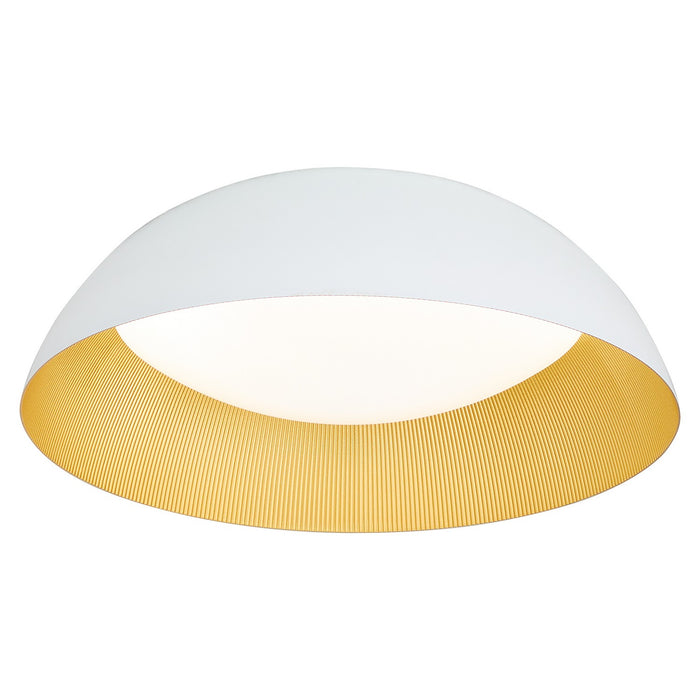 Quorum - 3-206-650 - LED Ceiling Mount - Lucci - White|Industrial Brass