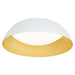 Quorum - 3-206-650 - LED Ceiling Mount - Lucci - White|Industrial Brass