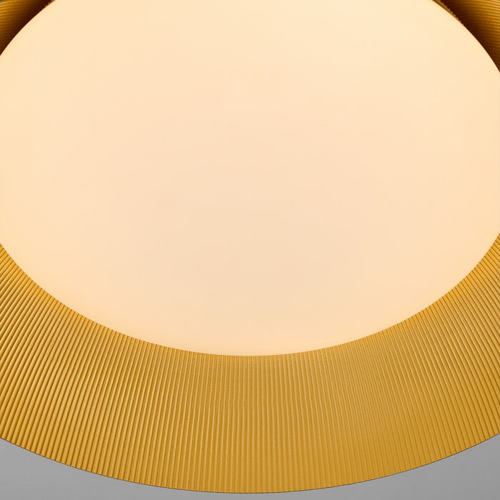 Oxygen - 3-216-1550 - LED Ceiling Mount - Lucci - Black / Industrial Brass