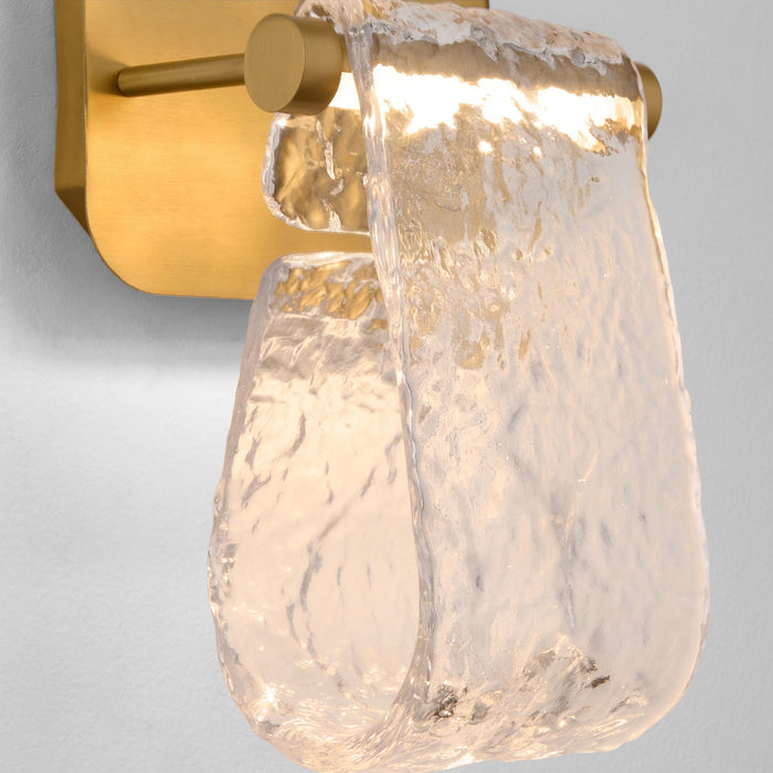 Oxygen - 3-502-40 - LED Wall Sconce - Veer - Aged Brass