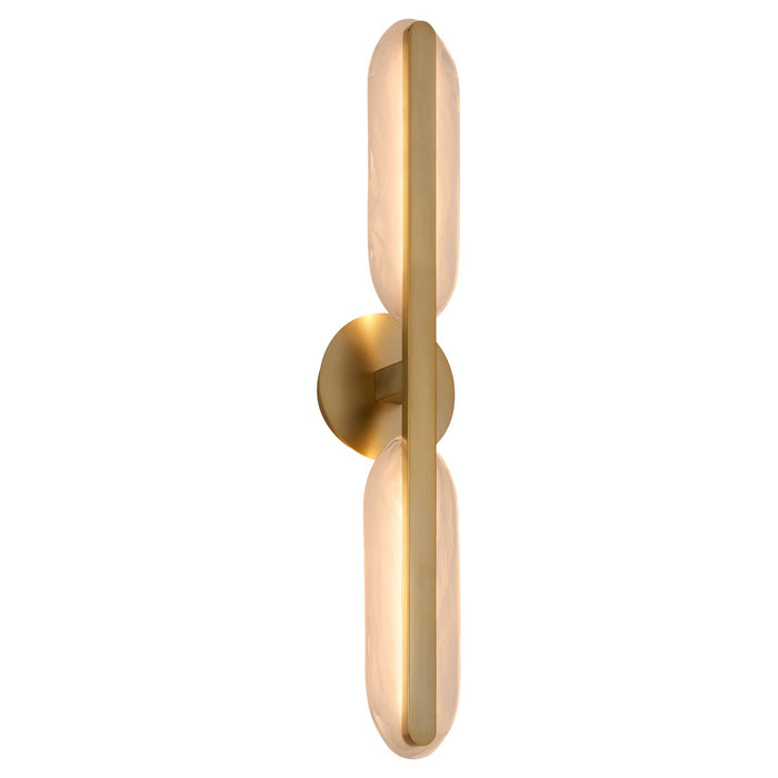 Quorum - 3-5146-56 - LED Vanity - Avian - Brushed Brass