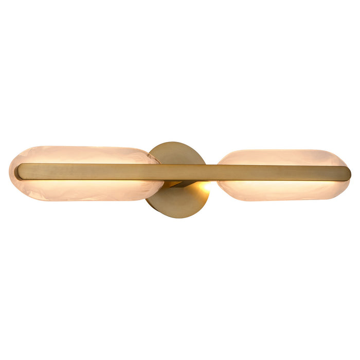 Quorum - 3-5146-56 - LED Vanity - Avian - Brushed Brass