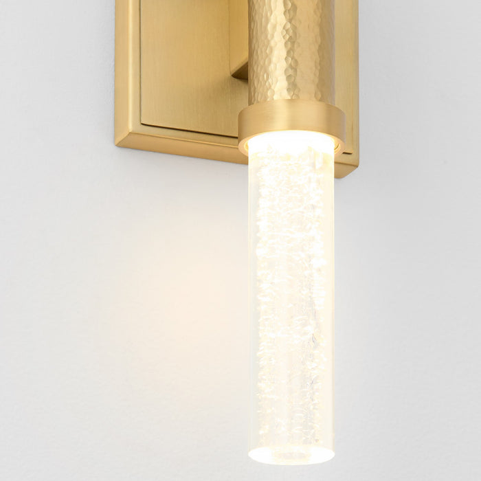 Oxygen - 3-580-40 - LED Wall Sconce - Monet - Aged Brass