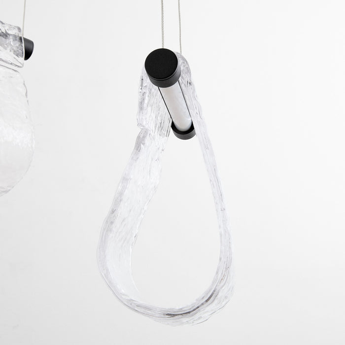 Quorum - 3-6102-15 - LED Pendant - Veer - Black