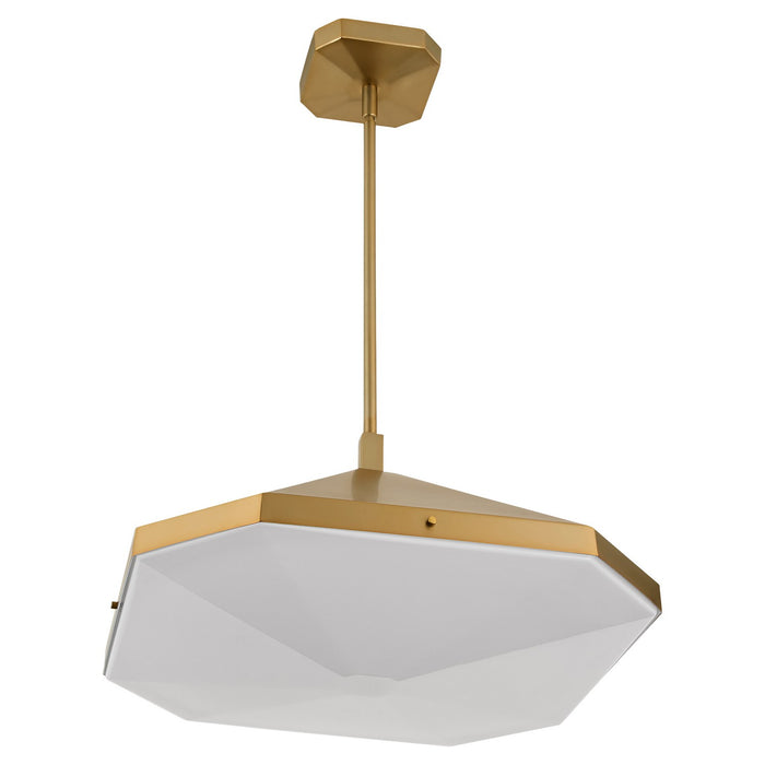 Quorum - 3-643-56 - LED Pendant - Tempe - Brushed Brass