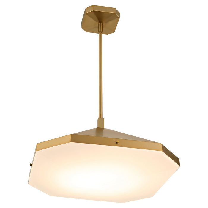 Quorum - 3-643-56 - LED Pendant - Tempe - Brushed Brass
