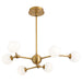 Quorum - 3-646-56 - LED Chandelier - Orbe - Brushed Brass