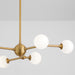 Quorum - 3-646-56 - LED Chandelier - Orbe - Brushed Brass
