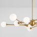 Quorum - 3-647-56 - LED Chandelier - Orbe - Brushed Brass