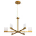 Oxygen - 3-650-56 - LED Chandelier - Gamma - Brushed Brass