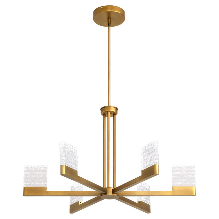 Quorum - 3-650-56 - LED Chandelier - Gamma - Brushed Brass