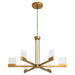 Quorum - 3-650-56 - LED Chandelier - Gamma - Brushed Brass