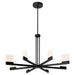 Quorum - 3-651-15 - LED Chandelier - Gamma - Black