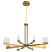Oxygen - 3-651-56 - LED Chandelier - Gamma - Brushed Brass