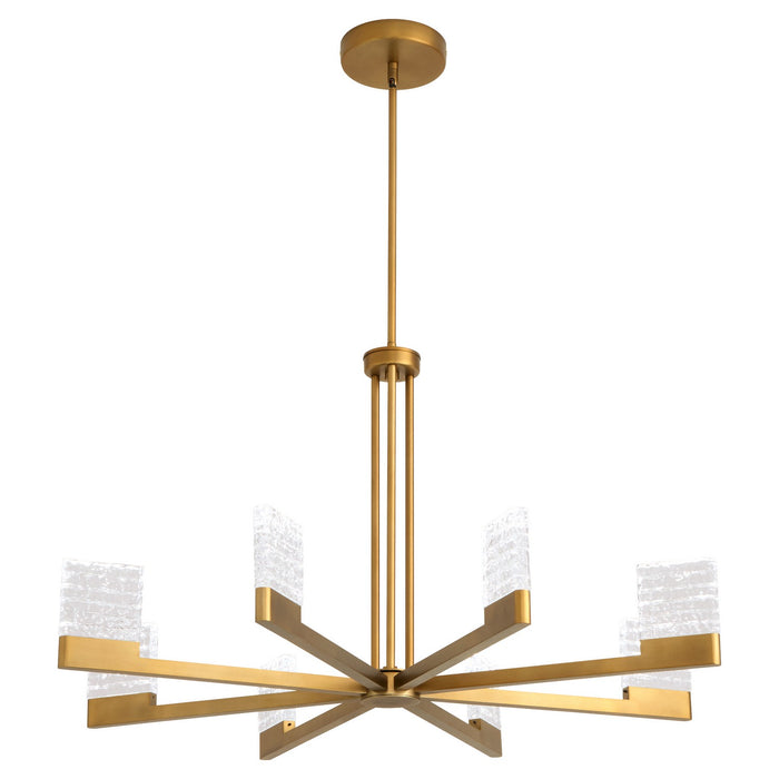 Quorum - 3-651-56 - LED Chandelier - Gamma - Brushed Brass