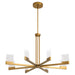 Quorum - 3-651-56 - LED Chandelier - Gamma - Brushed Brass