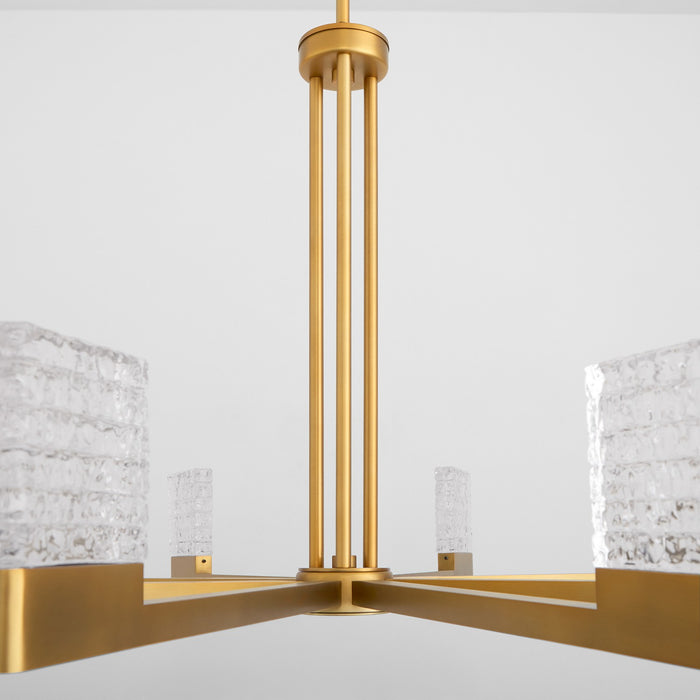 Quorum - 3-651-56 - LED Chandelier - Gamma - Brushed Brass