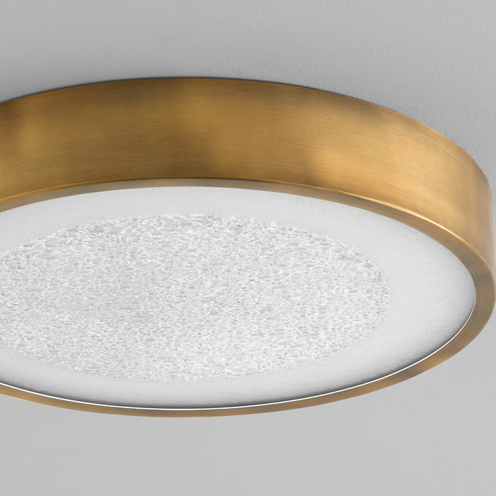 Quorum - 3-655-56 - LED Ceiling Mount - Floe - Brushed Brass