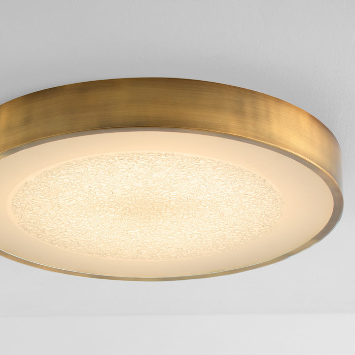 Quorum - 3-656-56 - LED Ceiling Mount - Floe - Brushed Brass