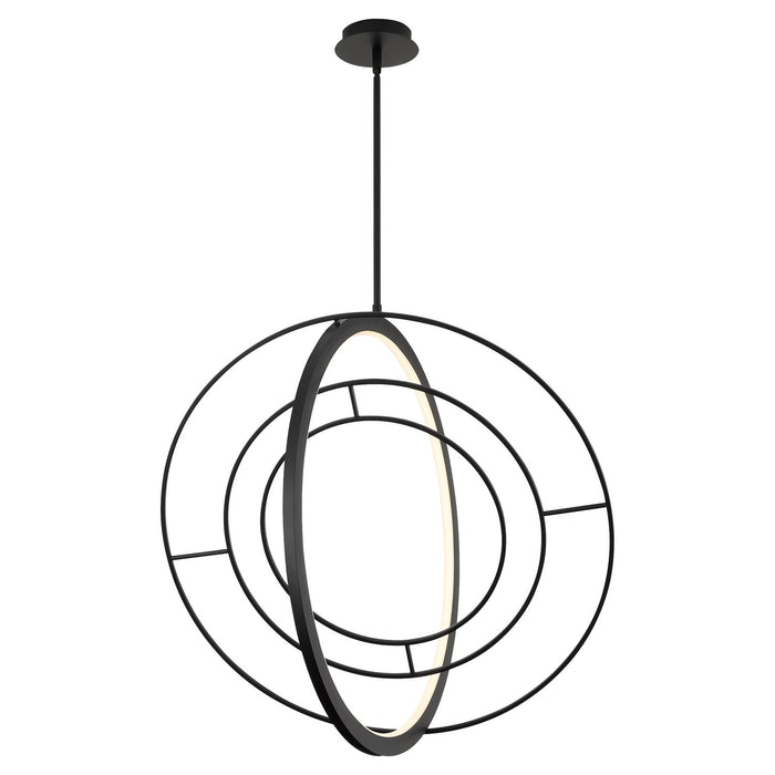 Oxygen - 3-658-15 - LED Pendant - Gallilei - Black