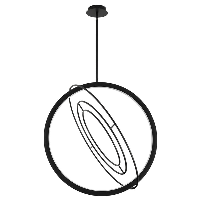 Oxygen - 3-658-15 - LED Pendant - Gallilei - Black