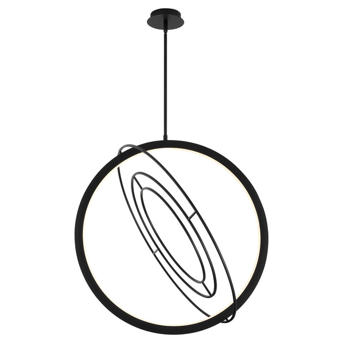 Oxygen - 3-658-15 - LED Pendant - Gallilei - Black