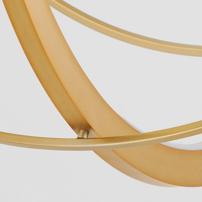 Oxygen - 3-658-40 - LED Pendant - Gallilei - Aged Brass