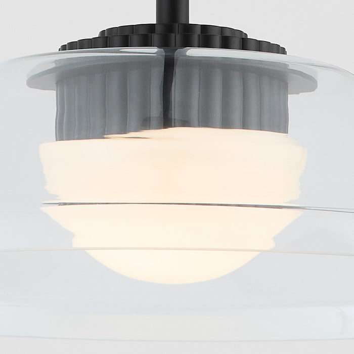 Oxygen - 3-659-15 - LED Pendant - Eros - Black