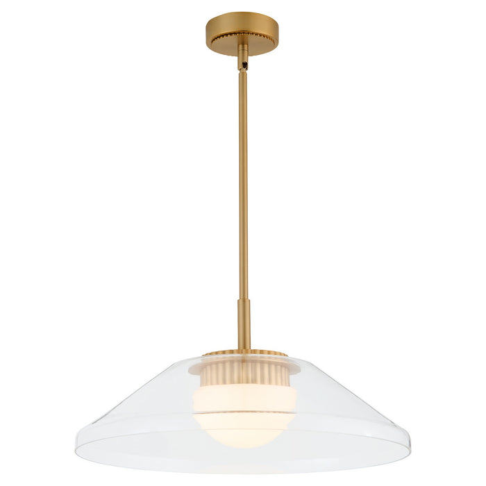 Oxygen - 3-659-56 - LED Pendant - Eros - Brushed Brass