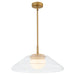 Oxygen - 3-659-56 - LED Pendant - Eros - Brushed Brass