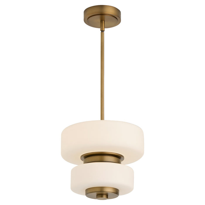 Oxygen - 3-80-56 - LED Pendant - Favo - Brushed Brass