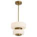 Oxygen - 3-80-56 - LED Pendant - Favo - Brushed Brass