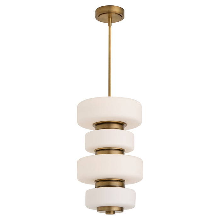 Oxygen - 3-81-56 - LED Pendant - Favo - Brushed Brass