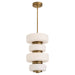Oxygen - 3-81-56 - LED Pendant - Favo - Brushed Brass