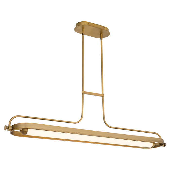Quorum - 3-812-56 - LED Chandelier - Braem - Brushed Brass