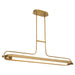 Oxygen - 3-812-56 - LED Chandelier - Braem - Brushed Brass