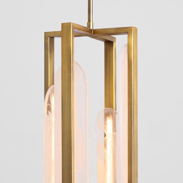 Oxygen - 3-8145-56 - LED Pendant - Avian - Brushed Brass