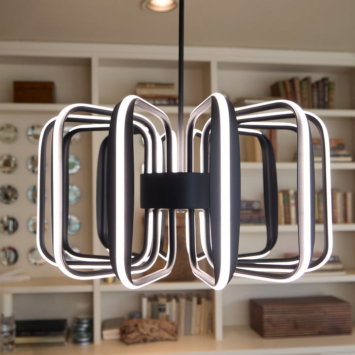 Quorum - 3-819-15 - LED Pendant - Roto - Black