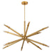Quorum - 3-878-56 - LED Pendant - Ionis - Brushed Brass