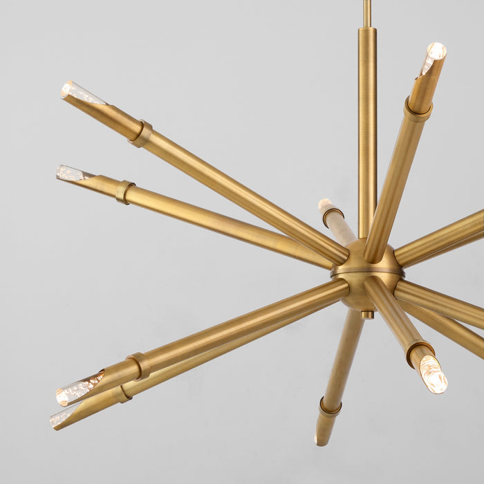 Quorum - 3-878-56 - LED Pendant - Ionis - Brushed Brass